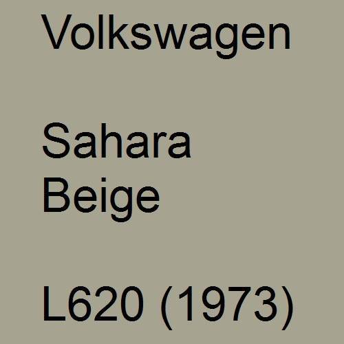 Volkswagen, Sahara Beige, L620 (1973).